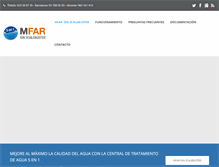 Tablet Screenshot of centraltratamientoagua.ecodeter.com